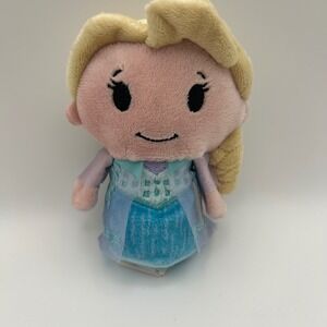 Hallmark Itty Bittys Disney Frozen Elsa Plush Toy Blue Dress‎ 4"